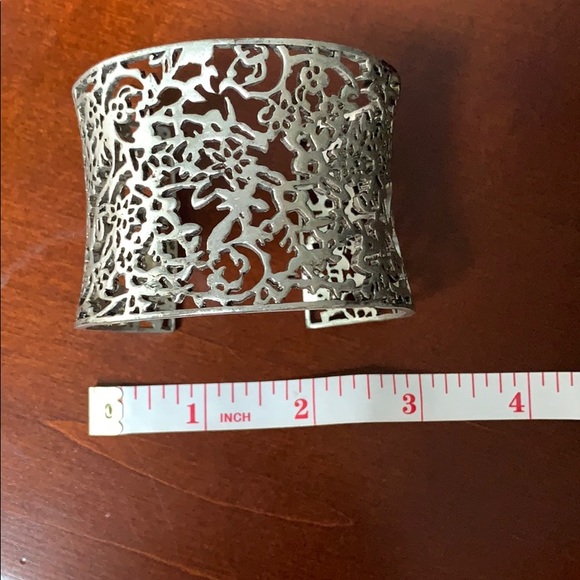 Lia Sophia metallic silver cuff bracelet - Picture 4 of 4